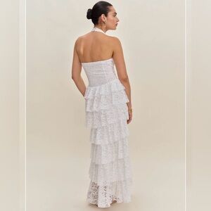 Reformation Astara Dress in Ivory, Size 0, NWT